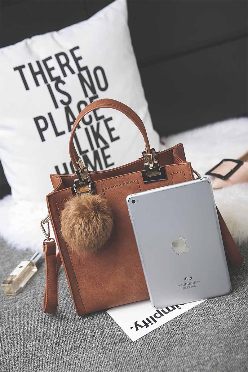 Borsa Tote con gatto e gattino fra le piante - Lo